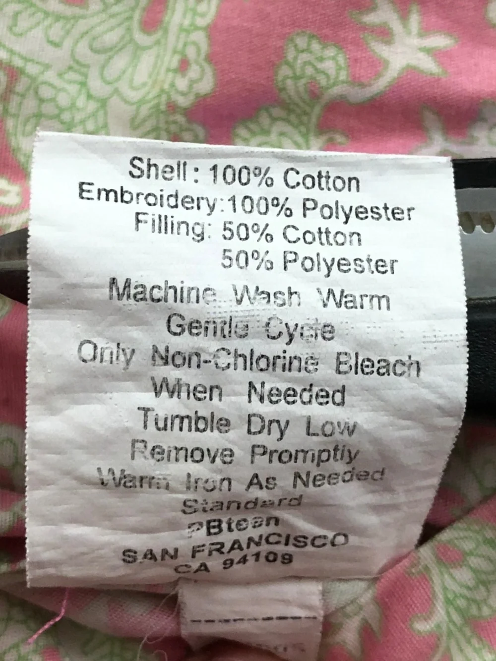 Pottery Barn Teen quilted embroidered standard shams cotton mixed prints boho